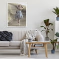 thumbnail image 3 of Stupell Industries Coastal Girl With Sun Hat Walking White Framed Giclee Art, 24 x 30, by Kendra Dew, 3 of 8