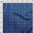 thumbnail image 2 of oneOone Velvet Royal Blue Fabric Dots Sewing Craft Projects Fabric Prints By Yard 58 Inch Wide, 2 of 5