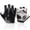 Black, variant on Riousery Outdoor Cycling Fingerless Gloves Shock Absorbing Wear Resistant Anti Slip Half Finger Gloves Mountain Bike Breathable Unisex Athletic Hand Gear (Red, Size M, 9.8in / 25cm Length)