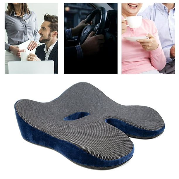 Cojin de asiento Cojin de asiento Cojines de silla de espuma viscoelastica Cojines de asiento de espuma viscoelastica Diseno elevado Jadeshay A Walmart en linea
