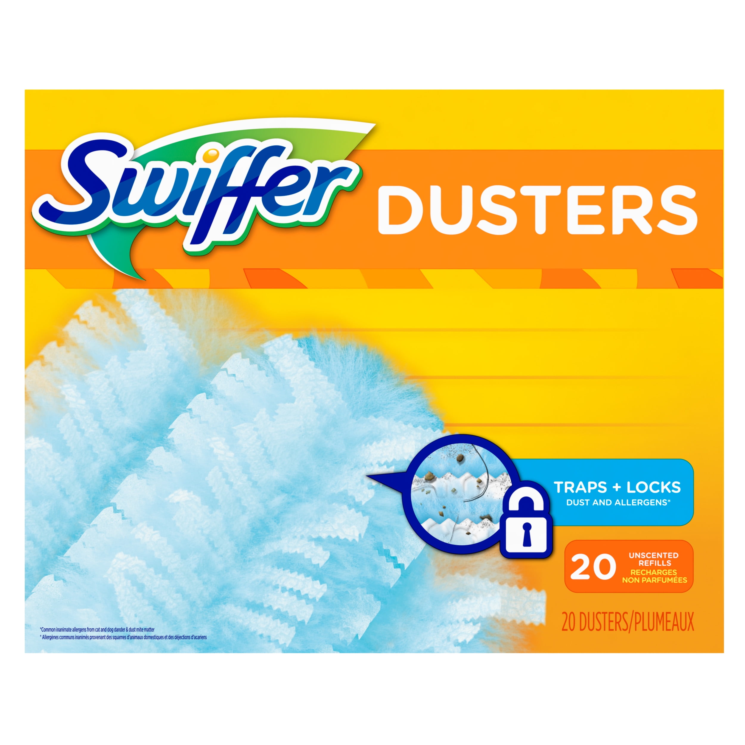 Swiffer 180 Multi Surface Duster Refill Unscented Trap Lock Fine Sweep 18 Count 