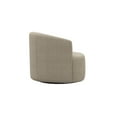 thumbnail image 3 of Mainstays Boucle Swivel Accent Chair, Taupe, 3 of 15
