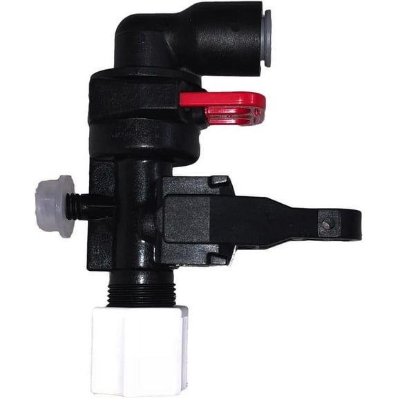 H4600 Brine Tank Safety Shut Off Valve - 3/8-inch brine 1/2-inch pick-up tube connection