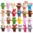 thumbnail image 1 of Minijuguetes de peluche JOYIN, 24 unidades, 7-8 cm, 1 of 7