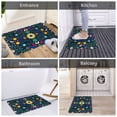 thumbnail image 5 of Yiaed Colorful Mexican Flower Print Flannel Doormat Mat Outdoor Indoor Door Mats,Welcome Matt Outdoor Front Door Mat Doormat Outdoor Mat Outdoor Mat,16"x24", 5 of 7