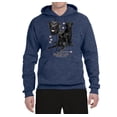 thumbnail image 2 of If It's Not a Black Lab It's Just a Dog Gift | Mens Dog Lover Hooded Sweatshirt Graphic Hoodie, Vintage Heather Navy, 2XL, 2 of 3