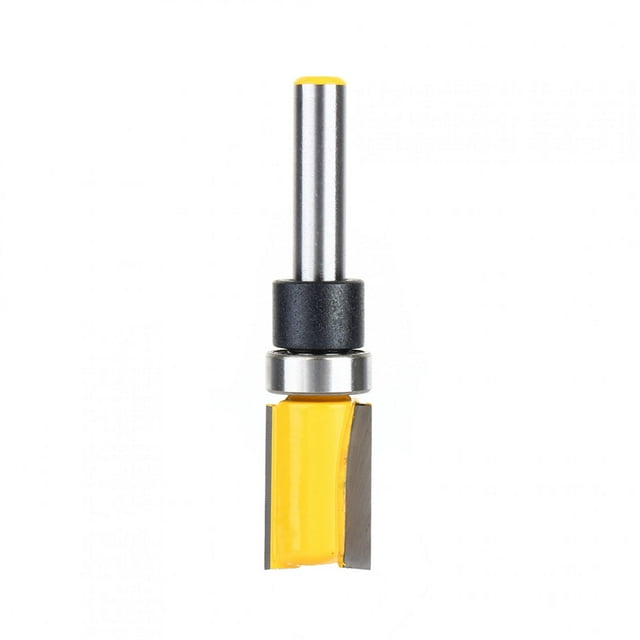 Broca enrutadora de corte al ras con rodamiento superior de vástago de 1/4 "fresa para carpintería