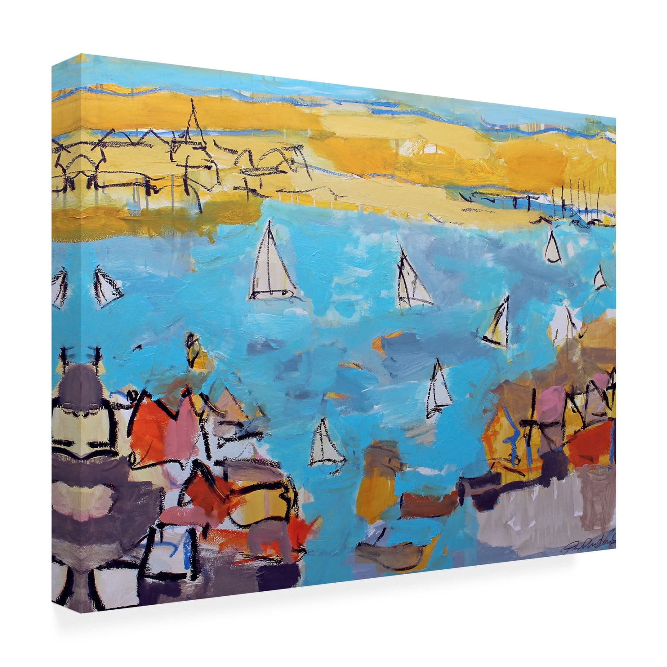Canvas Wall Art - Per Anders 'Grab Your Life' Wall Art for Living Room, Bedroom, or Office Décor by Trademark Fine Art - 32 x 24 Inches