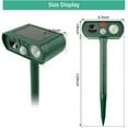 Ultrasonic Animal Repellent Outdoor Solar Animal Repeller Waterproof