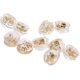 thumbnail image 1 of 10pcs Silicone 18k S925 Sliver Earring Backs Padded Mushroomgold, 1 of 4