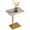 /Gold A_55CM, variant on End Table Living Room, Small Pedestal Drink Table, Accent Side Table For Couch, Martini Table With Metal Frame, Bedside Table Small For Living Room Bedroom Office