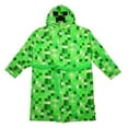 thumbnail image 1 of Minecraft Creeper Cosplay Fleece Robe - One Size Fits Most, 1 of 2