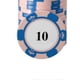 thumbnail image 4 of 20pcs Poker Chip Set Clear Printing Large Numbers Professional Game Counting Discs for Board Game 10, 4 of 4