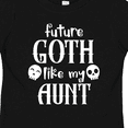 thumbnail image 4 of Inktastic Future Goth Like My Aunt with Skulls Boys or Girls Toddler T-Shirt, 4 of 5