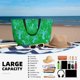 thumbnail image 5 of Disketp Octopus1 Bolsa de Playa de Gran Capacidad, Bolso Impermeable y a Prueba de Arena para Mujer, Ideal para Playa, Piscina y Natación, 5 of 7
