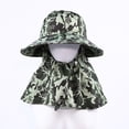thumbnail image 2 of Random Color Unisex Visor Hats Fishing Sun Protector UV Protection Face Neck Cover Outdoor Sport Hiking Fishing Hats, 2 of 9