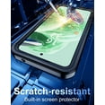 thumbnail image 2 of AICase Shockproof Waterproof for Samsung Galaxy S23 FE 5G, Black, 2 of 8