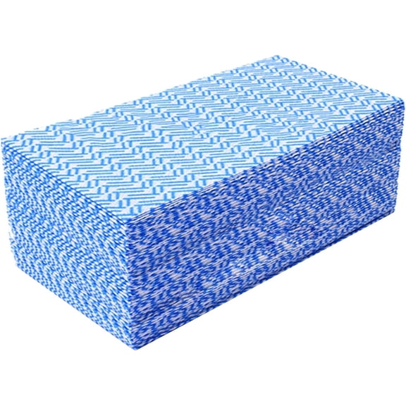 Handi Wipe Reusable Cloths - Multi-Purpose Cleaning Cloths and Towels, Absorbent, Quick-Dry, Durable Wipes for Kitchen and Home, Blue, 11.8 x 21 inches, Pack of 40