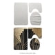 thumbnail image 5 of Wosthever Juego de alfombrillas de baño lavables antideslizantes secas para suelo de baño con excelente absorción de agua de 3 piezas Juegos de accesorios de baño, 5 of 6
