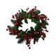 thumbnail image 3 of Anillo de vela de Navidad, corona de Navidad, decoración del hogar, adorno, corona de velas, decoración navideña para bodas en interiores Estilo G, 3 of 9
