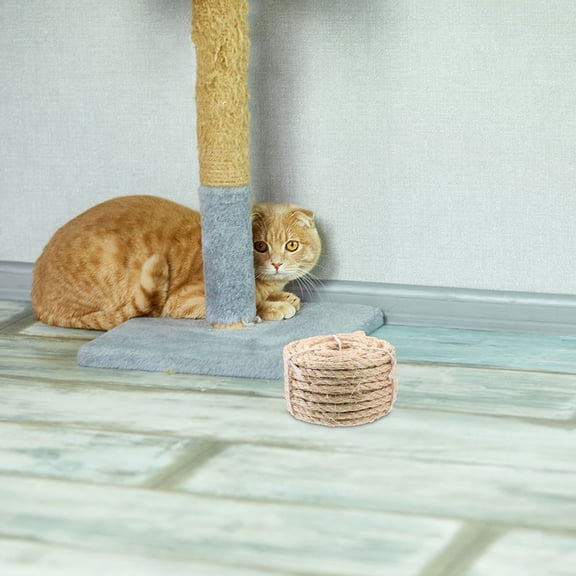 BESTYASH Wear Resistant Natural Sisal Rope for Cat Tree Repair and Craft Projects