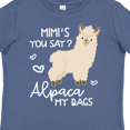 thumbnail image 4 of Inktastic Mimi's You Say Alpaca My Bags Boys or Girls Toddler T-Shirt, 4 of 5