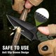 thumbnail image 3 of Cuchillo de hoja fija con hoja de 4" y mango de ABS antideslizante, herramienta for acampar y sobrevivir al aire libre, 3 of 9