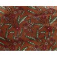 thumbnail image 4 of oneOone Georgette Viscose Fabric Leaves & Floral Block Print Fabric BTY 42 Inch Wide, 4 of 5