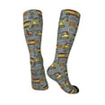thumbnail image 4 of Balery Funny Construction Fun Novelty Socks Men'S Women'S Crew Socks Funny Crazy Novelty Socks Quirky And Cool Socks, 4 of 9