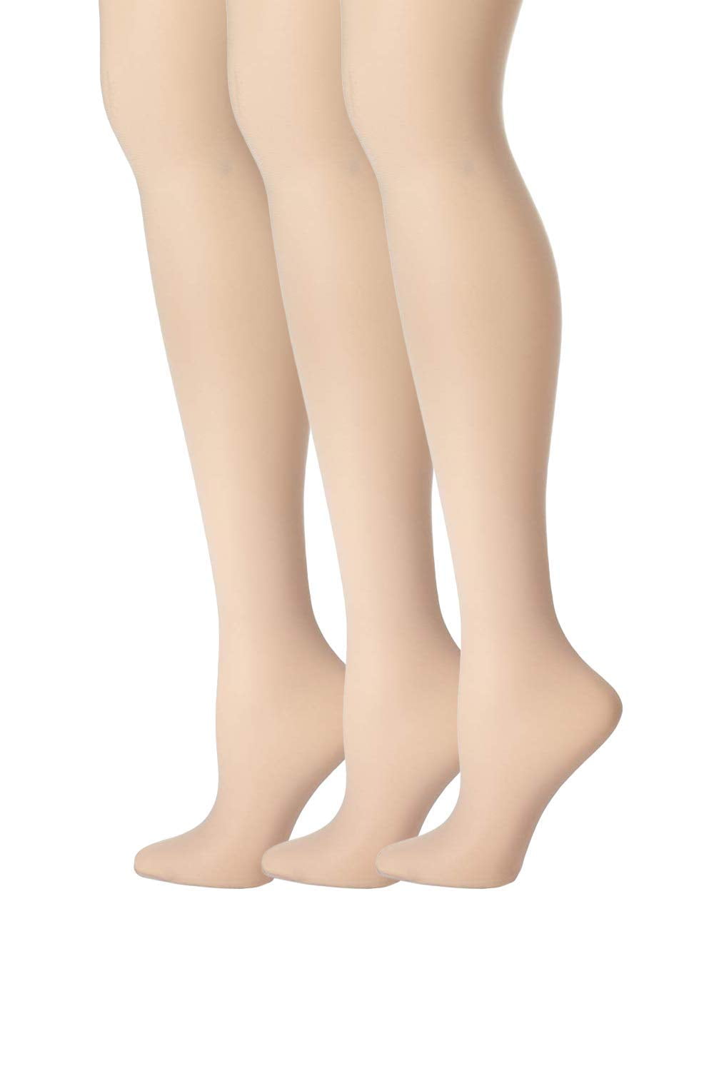 Multi Packs Silk Reflections Control Top Sandalfoot Pantyhose