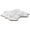 Calacatta, variant on The Tile Life Stately Oasis Alaska Gray Porcelain Mosaic Floor & Wall Tile, 14 x 16 in, 6-Piece
