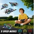 thumbnail image 5 of Eoyeskido Foam Drone RC Airplane for Kids and Beginners, Remote Control Plane Fighter Jet with Light, Auto Hovering, 360° Flip and 2 Batteries (15 Mins), 5 of 9