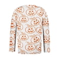 Tunics or Tops To Wear with Leggings Plus Size Pumpkin Bats Print T