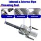 thumbnail image 2 of Juego de 3 herramientas para roscado interno y externo de tuberías, herramienta para roscar tuberías, 2 of 5