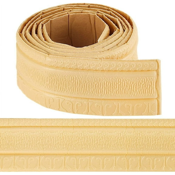 1pc Self-Adhesive PE Contact Paper Wall Stickers for Shelf Liner Dresser Drawer Locker Moccasin 2300x80x4mm