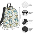 thumbnail image 3 of Naloa Watercolor Leaves Print Lightweight DayBackpack Suitable for school, work, shopping, travel, etc., 3 of 5