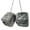 Grey, variant on Car Interior Accessory Square Dice for Vehicle with Hanging Polka Dot Ornament, 15x7.5x7.5 cm, Yellow