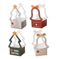 thumbnail image 2 of Bolsa de regalo navideña para Cooky, pequeño regalo navideño para envolver regalos, suministros para fiestas navideñas, caja de regalo de pompones para Nochebuena, caja de embalaje para tartas de, 2 of 6