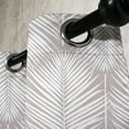 thumbnail image 3 of Ambesonne Palm Leaf Grommet Curtain, Warm Taupe Leaves Exotic, 50"x96", Warm Taupe White, 3 of 5