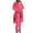 Pink, variant on Wyongtao Plus Size 2 Piece Outfits Women's Long Sleeve V Neck Tunic Top and Bodycon Stacked Legging Tracksuit Sets,Hot Pink L