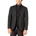 thumbnail image 2 of Chaqueta tipo blazer de dos botones Ryan Seacrest con panel de ventana para hombre gris 42 Regular, 2 of 2