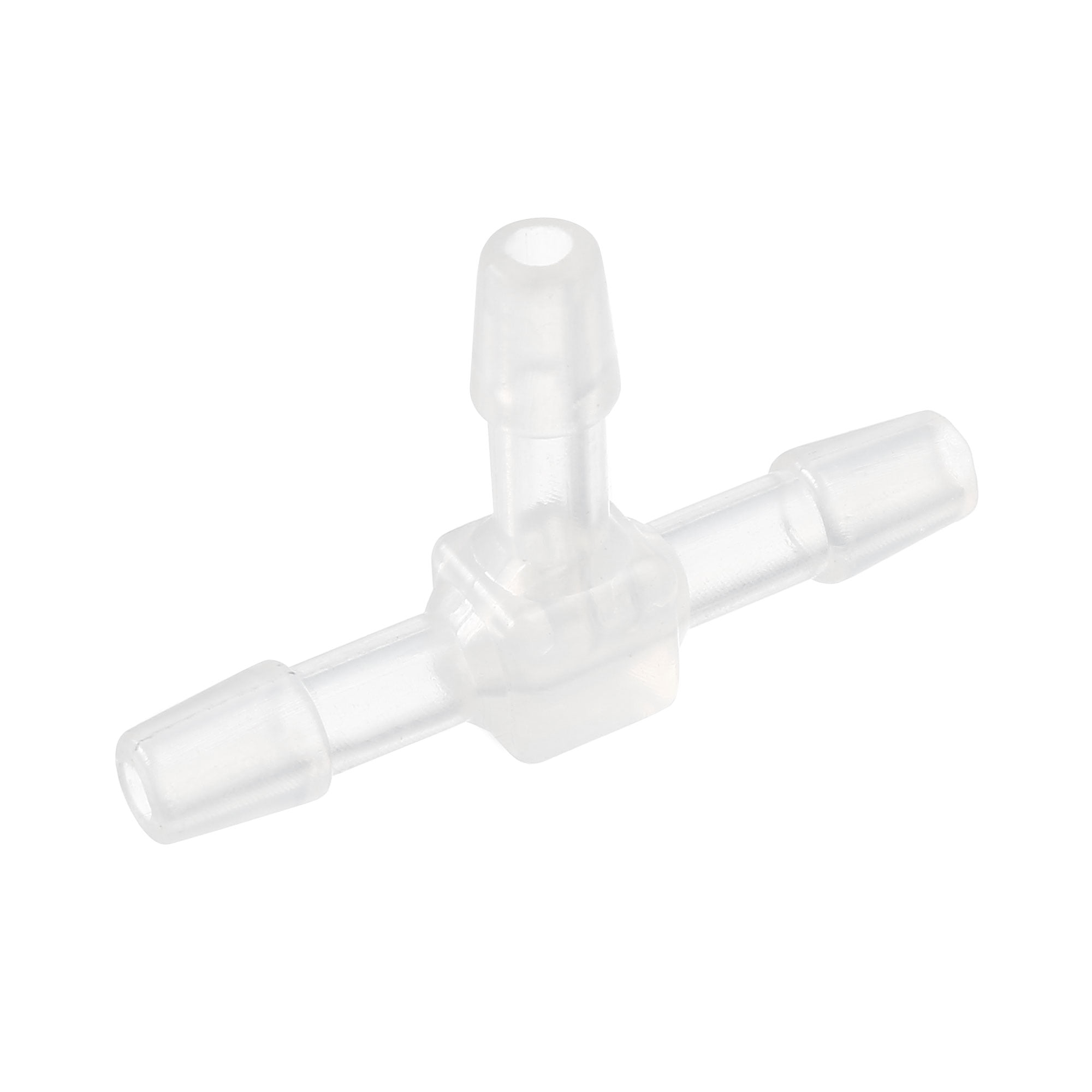 sourcing map Aquarium Air Valve Connector Straight Clear White Plastic Airline Tubing 4mm to 8mm