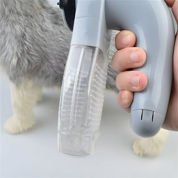 ZEPARO 1/2Pieces Electric Pet Hair Remover Device with Soft Rubber,Cordless Pet Vac Electric Vacuum Pet Hair Remover Suction,Great for Cat Dog
