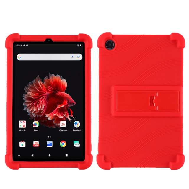 Étui pour ALLDOCUBE iPlay50 mini/iplay50 mini pro/iplay50 mini pro NFE Tablette Protection Antichoc Support en Silicone Rouge iPlay 50 mini