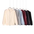 thumbnail image 3 of Autumn/Winter Color Block Striped Design Zipper Hoodie Jacket Men's Preppy Style Loose-fitting Casual Sweatshirt Women's, 3 of 4