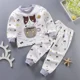 thumbnail image 4 of Nueva ropa para niños, conjunto de ropa interior de estilo primavera y otoño, ropa de hogar para bebés, ropa de dormir informal, Material suave y cómodo, 4 of 5