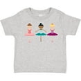 thumbnail image 3 of Inktastic Little Ballerina Trio Girls Toddler T-Shirt, 3 of 5