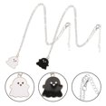 thumbnail image 3 of Ghost Necklace Couples Necklaces for Decor with 6Pcs Alloy Pendant Set, 3 of 5