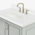 thumbnail image 4 of Ariel Stafford 36 Inch Single Oval Sink Vanity With White Quartz Countertop W/1.5" Edge In Grey, 4 of 11