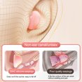 thumbnail image 4 of JIEMUCES 6Pcs Silicone Earplugs Noise Reduction Washable Waterproof Soft Reusable Hearing Protection Concerts Work Study Sleeping Silent Earplugs, 4 of 8